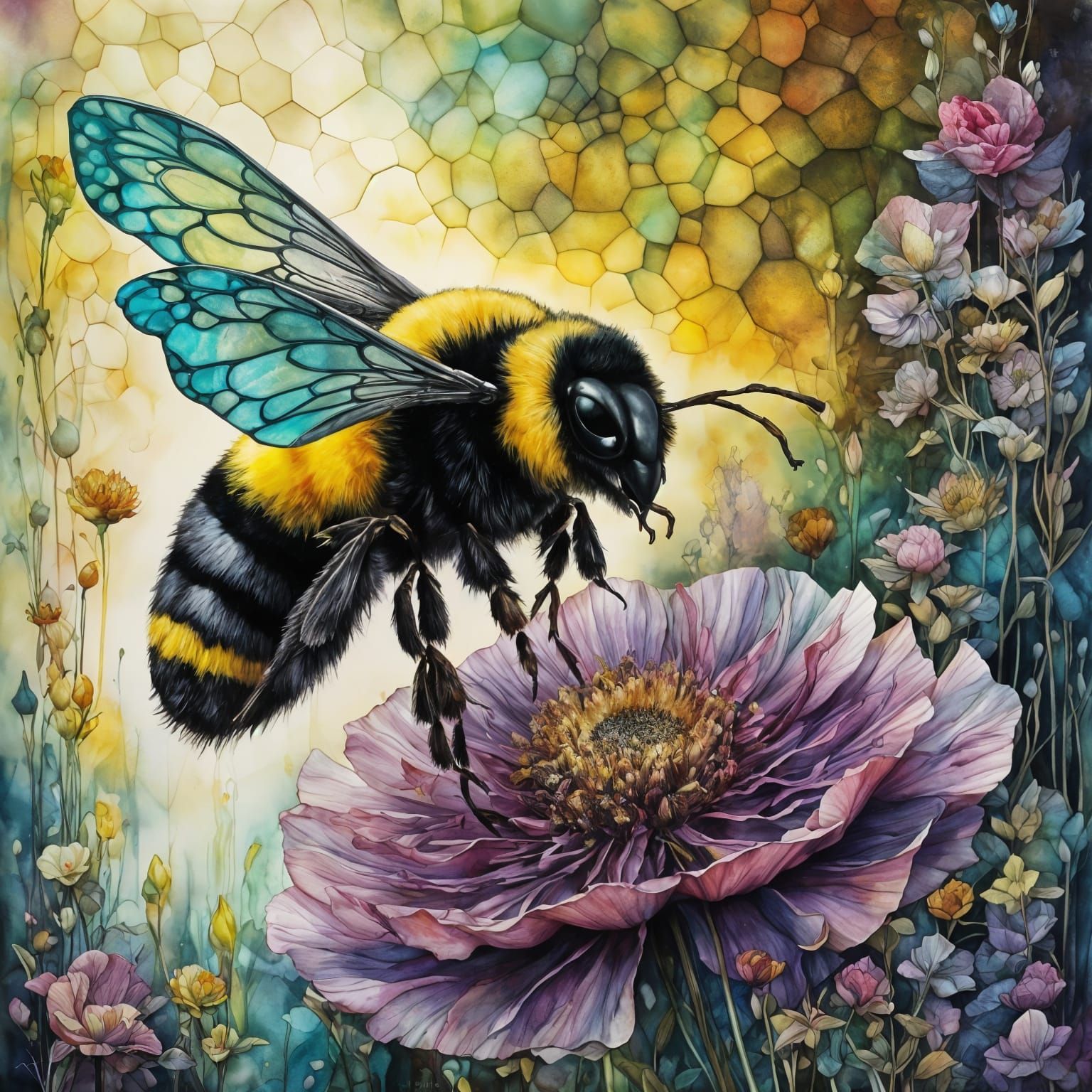 Bee & Bloom  by @Yanciepants