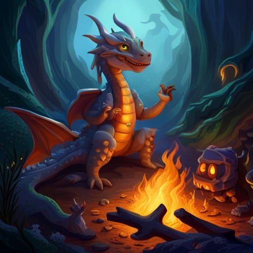 campfire dragon pocket bello