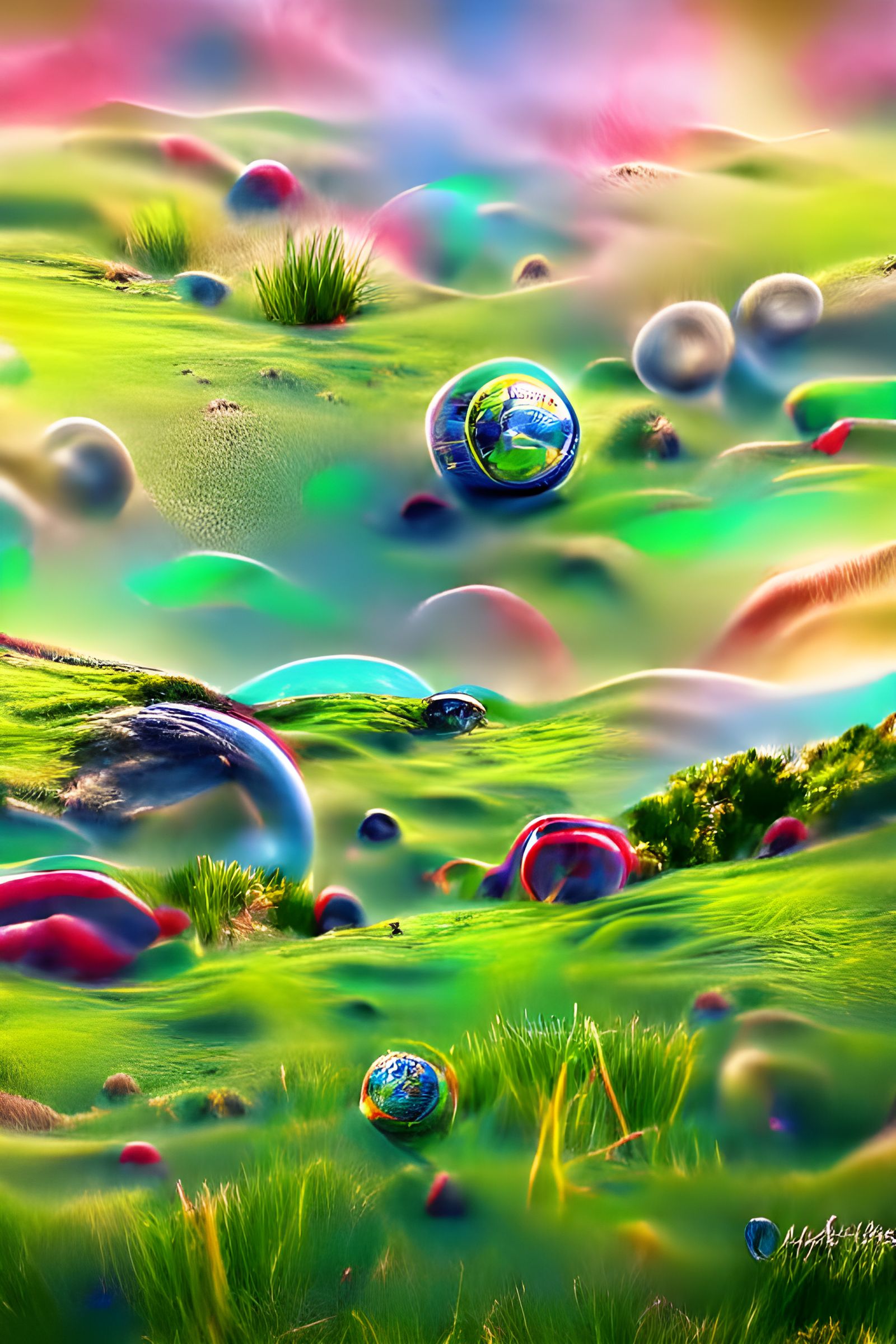 Bubble planet