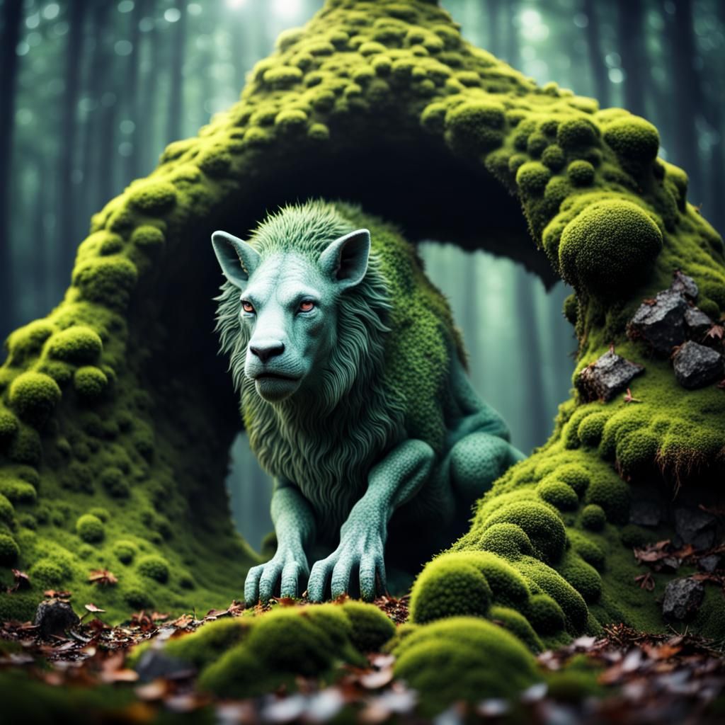 On top of the hill it rested captured in stone and moss, captured until called upon....  by @Funverhau