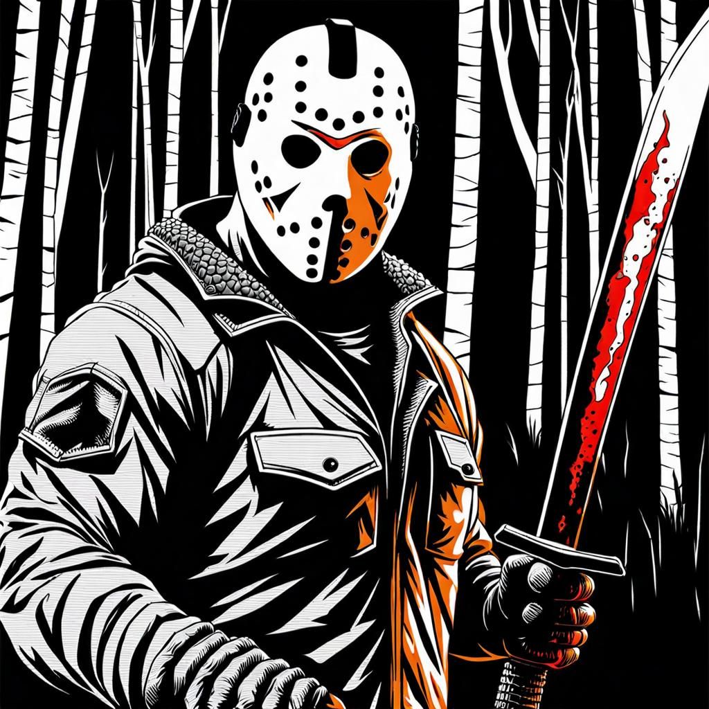 Jason Voorhees - AI Generated Artwork - NightCafe Creator