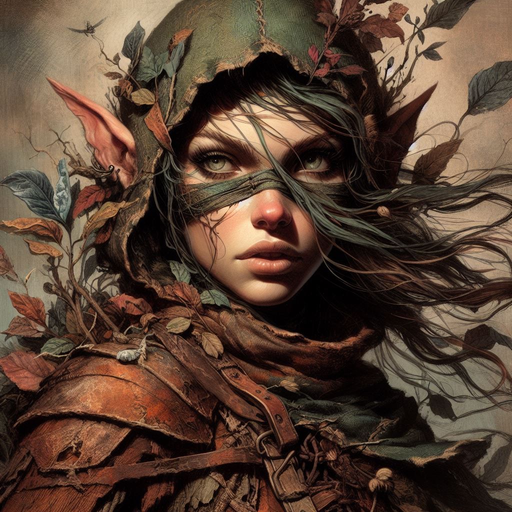 Elven Hunter   by @D Rivers