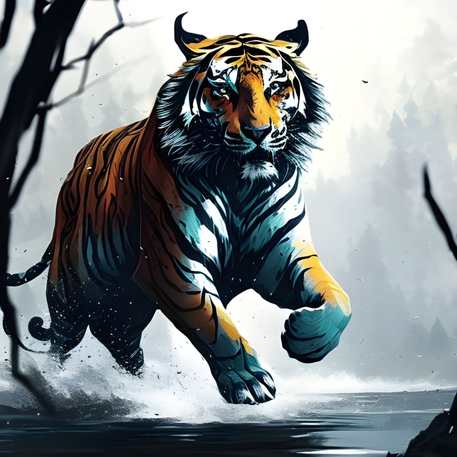 There is no place to hide, when the Demon Tiger is here to chase you.