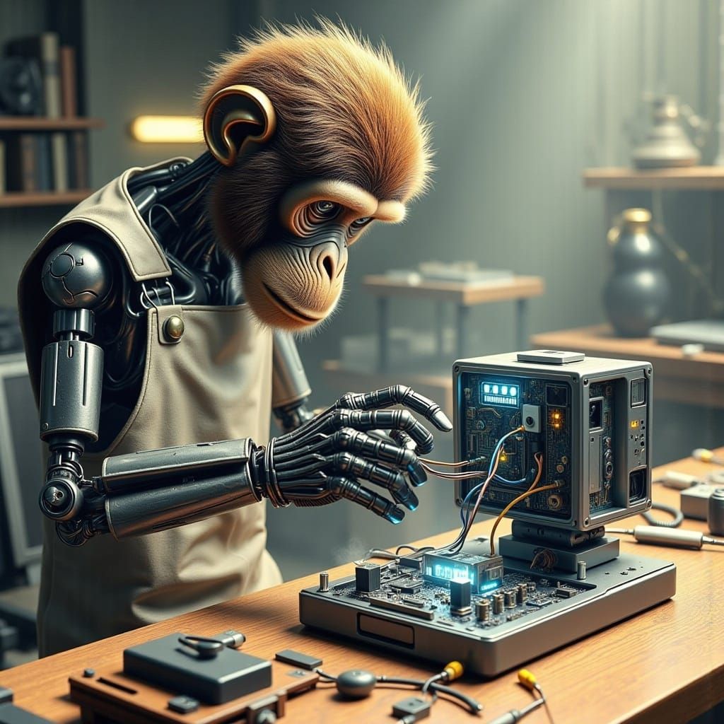 <lora:Node Monkey v2:1.0>