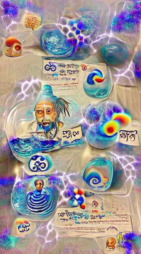 Minimalist Symbols of Science and Spirituality