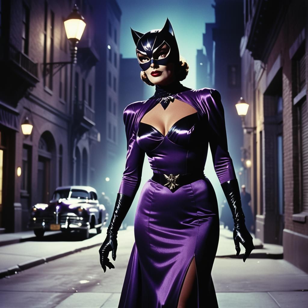 Jane Russell as Catwoman in the 1940s