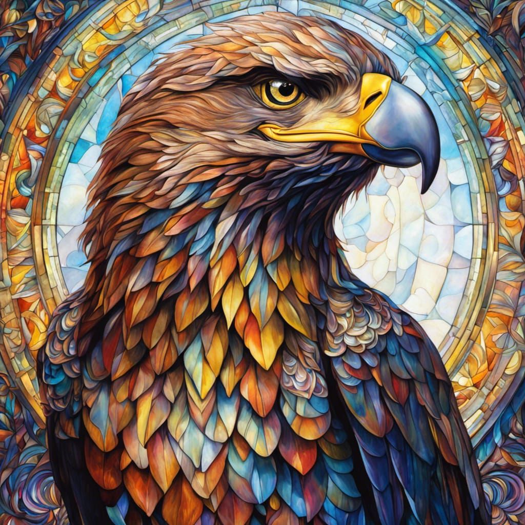 gorgeous eagle  by @Rhys Patterson
