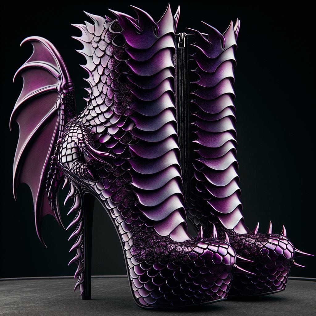 Dragon Scale Heels