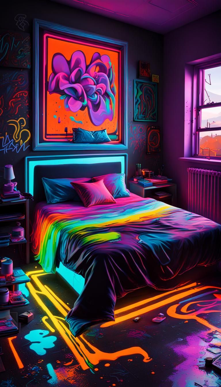 Artists Bedroom AI Generated Artwork NightCafe Creator
