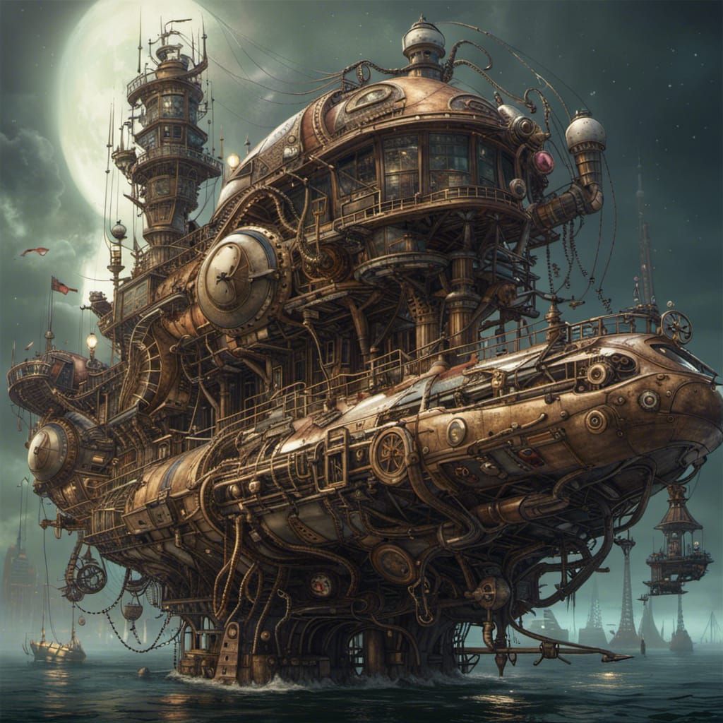 Steampunk Pirate - AI Generated Artwork - NightCafe Creator