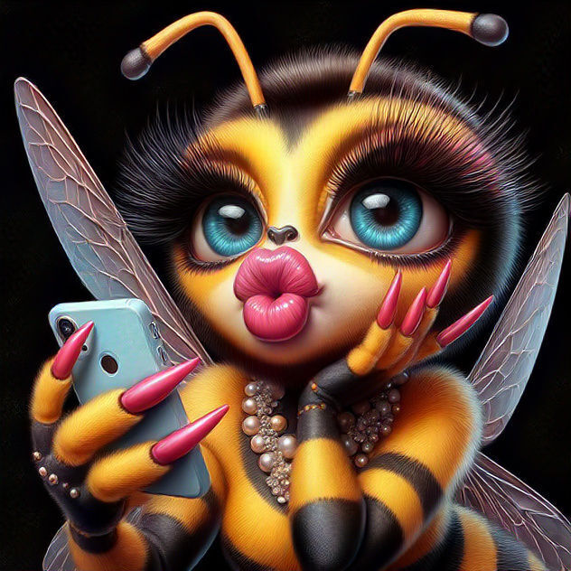 I'm a bee and I'm vain!!