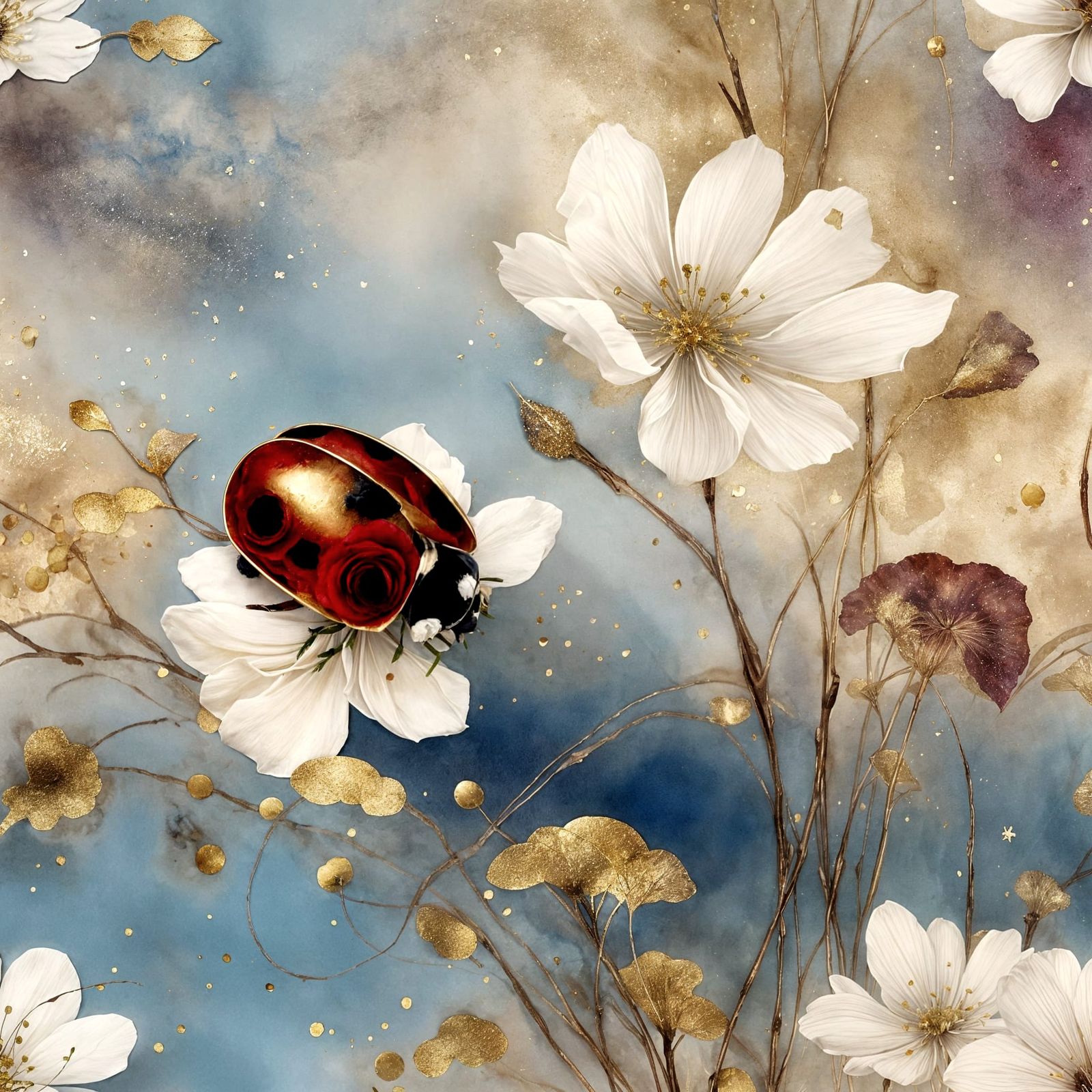 Queen ladybug  by @Ema