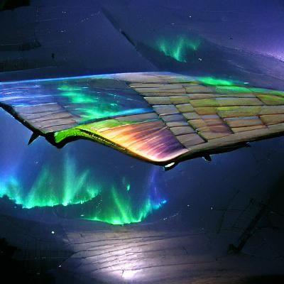 Aurora borealis wing
