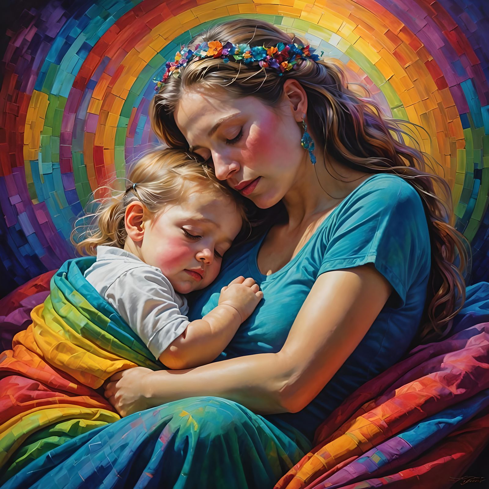 Radiating motherly love  by @DeeB