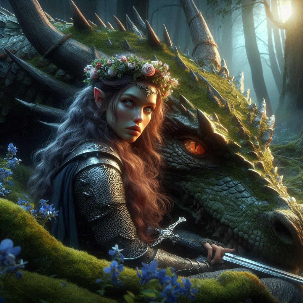 Elf Warrior and the Dragon 4