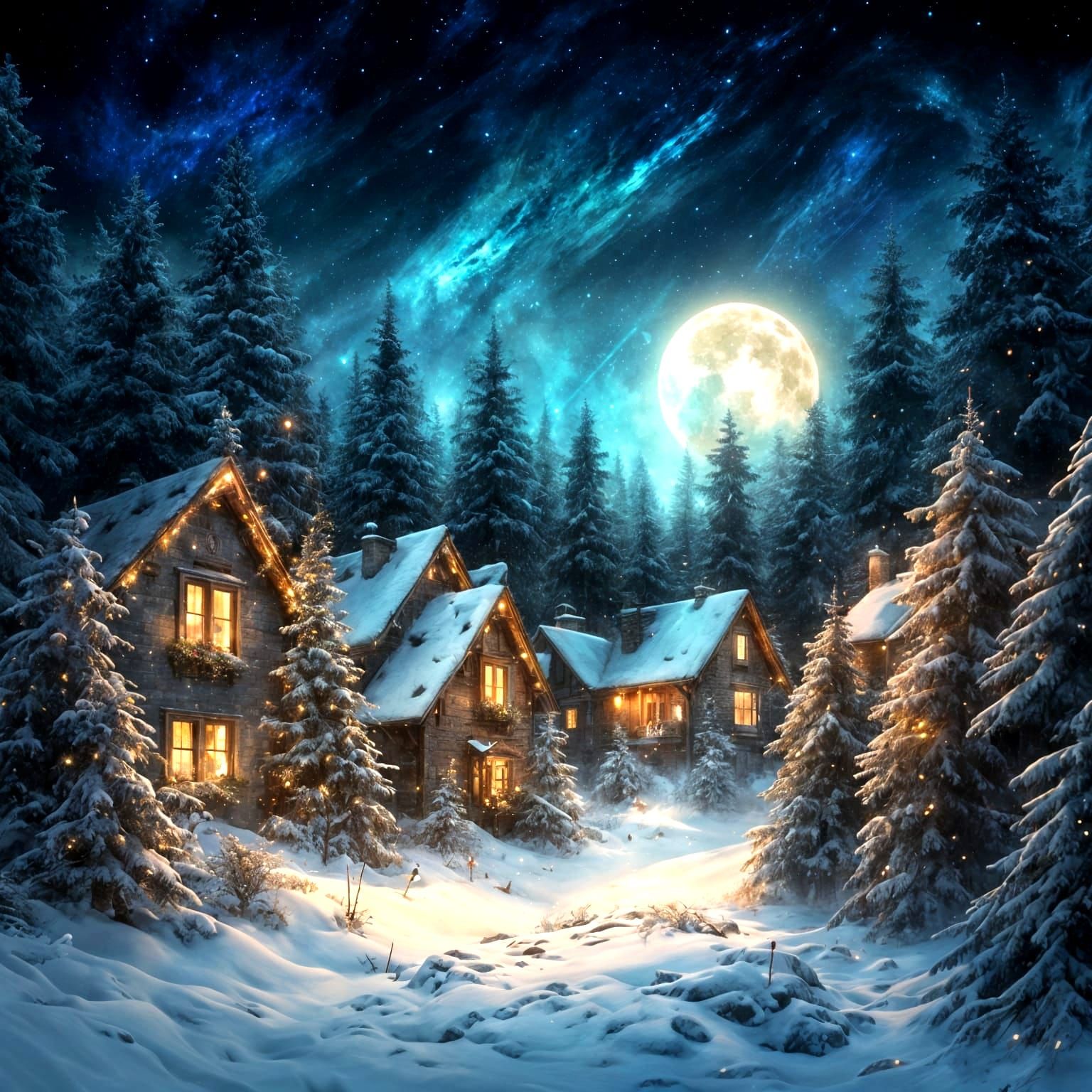 Midwinter's night  by @QueenKittyKat