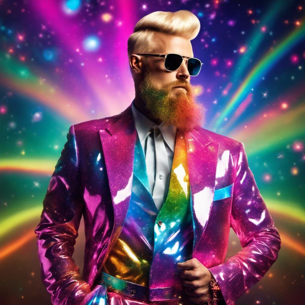 Glitter day fun and glitter for everyone AI Generated Artwork