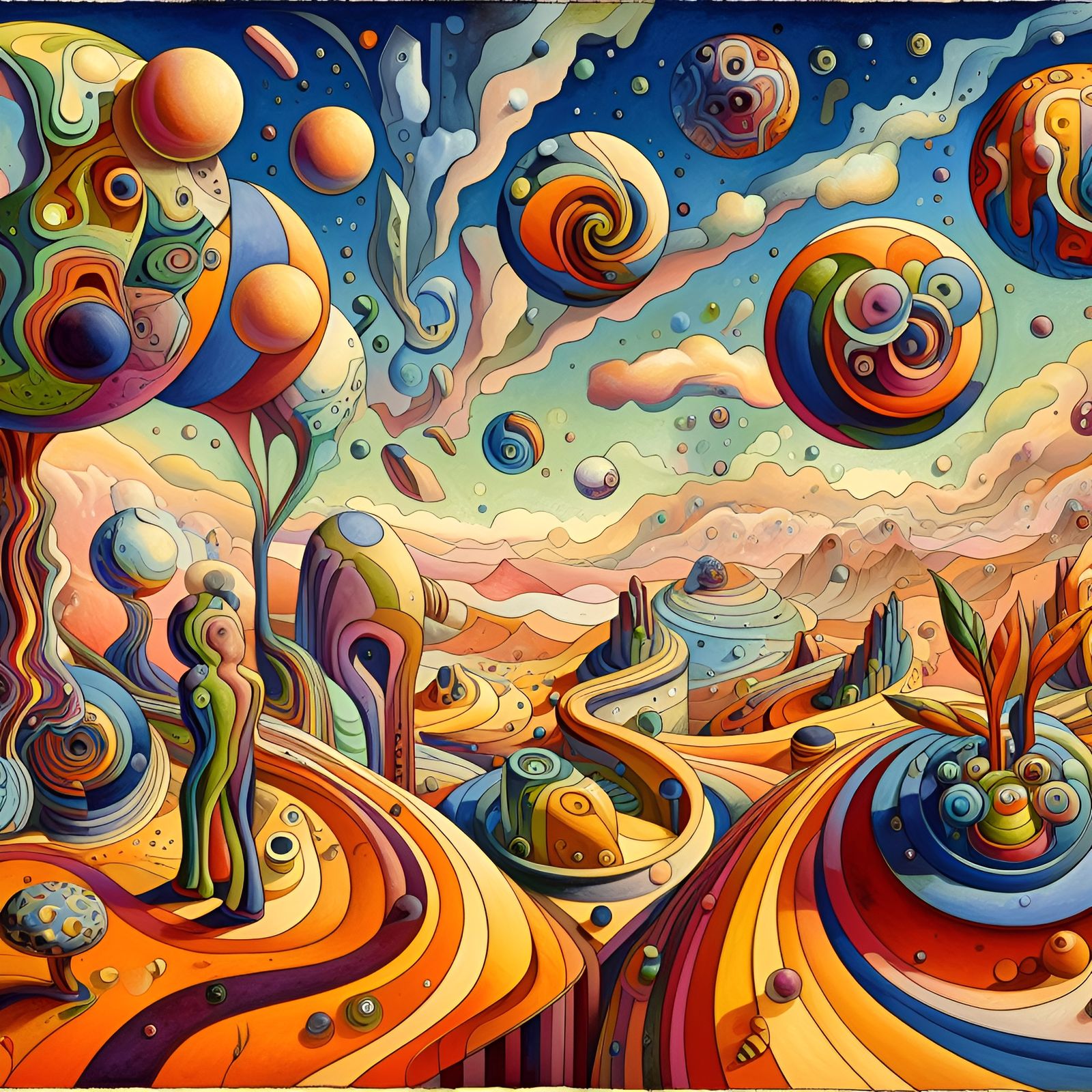 Surreal Alien Landscape
