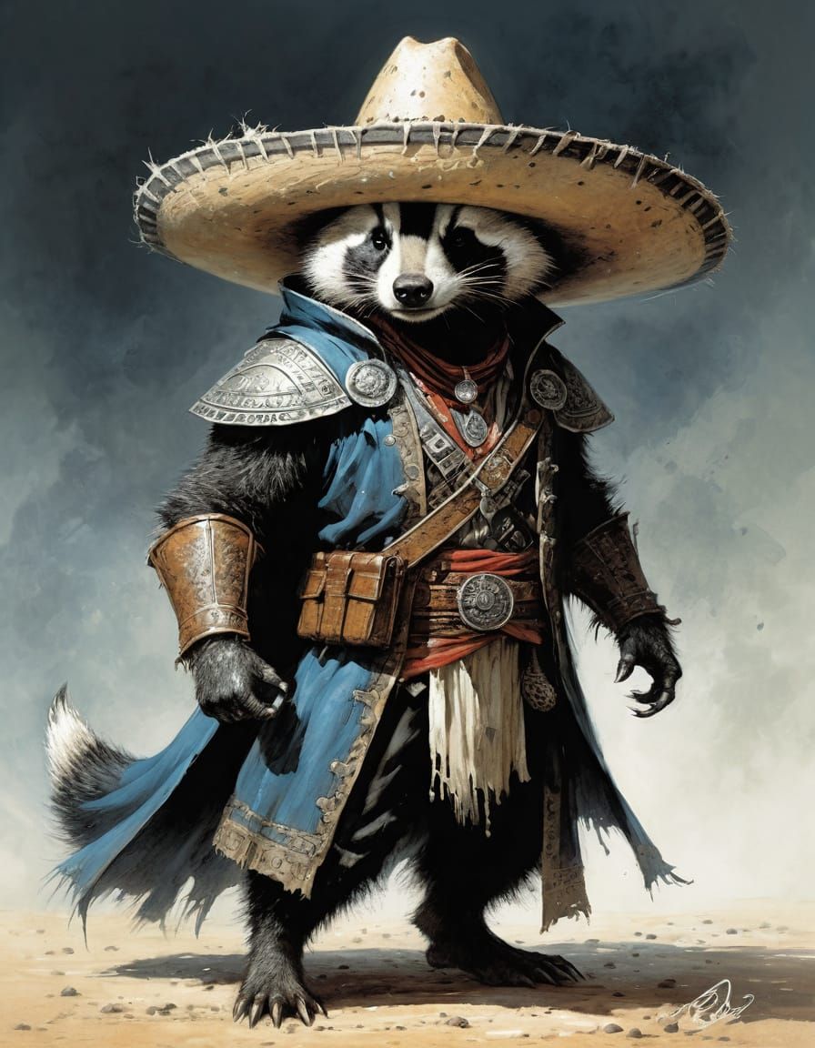 El Tejón (The Badger)  by @Queen_Asha