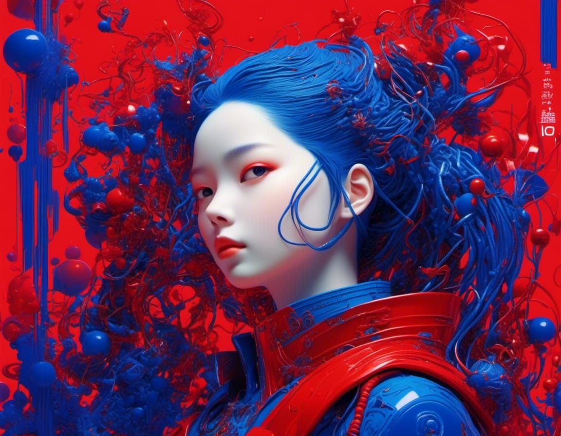 On the effect of complementary colors.