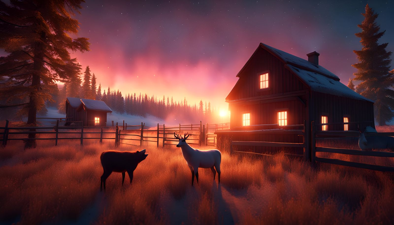 The Farm AI Generated Artwork NightCafe Creator