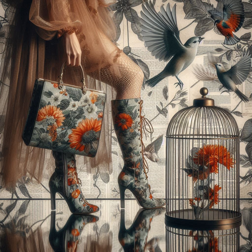 Flower and bird fashion