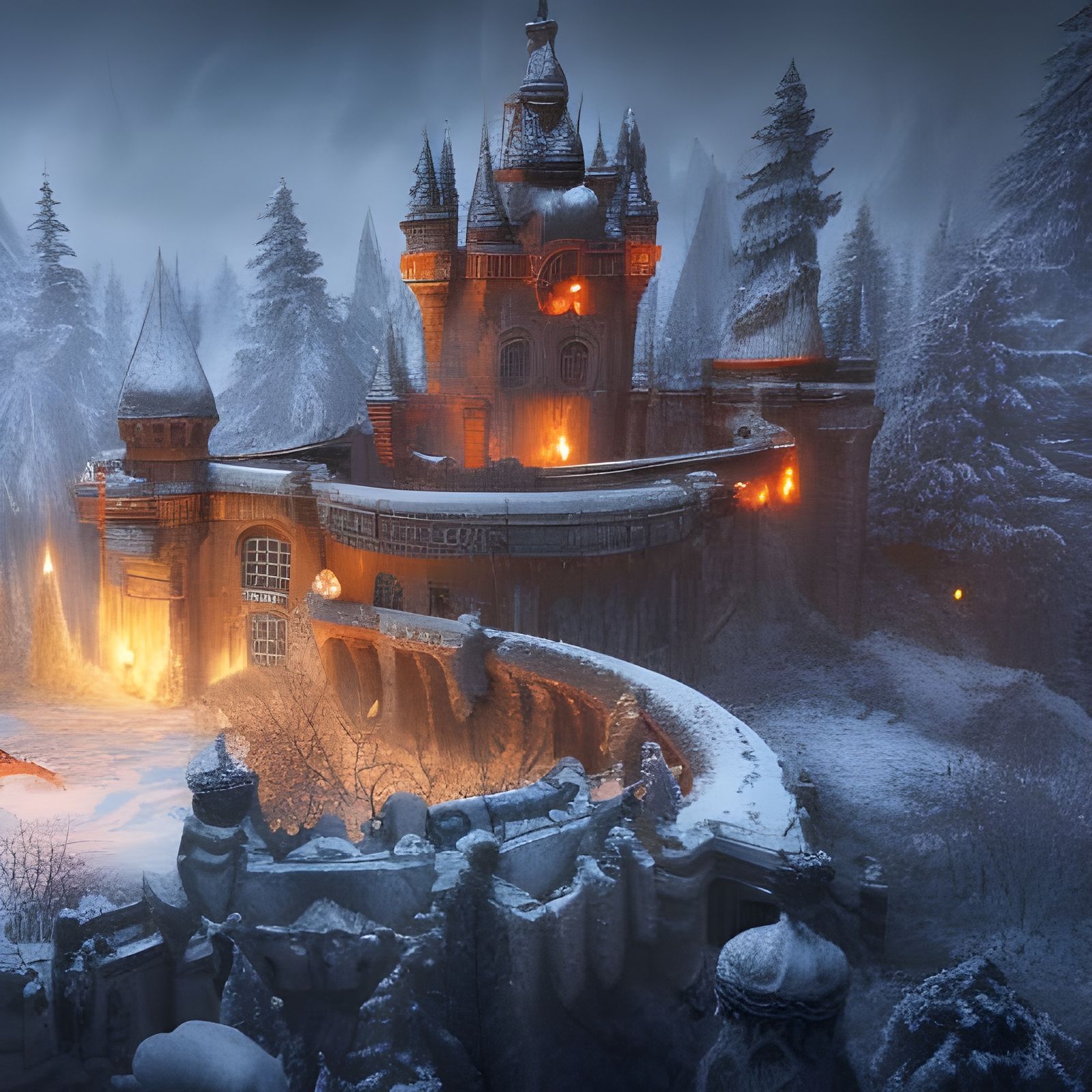 The castle and the keep  by @Kleo Ginger