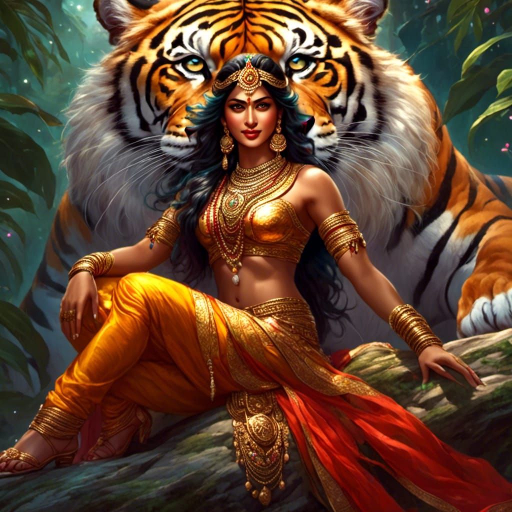 Warrior goddess Durga