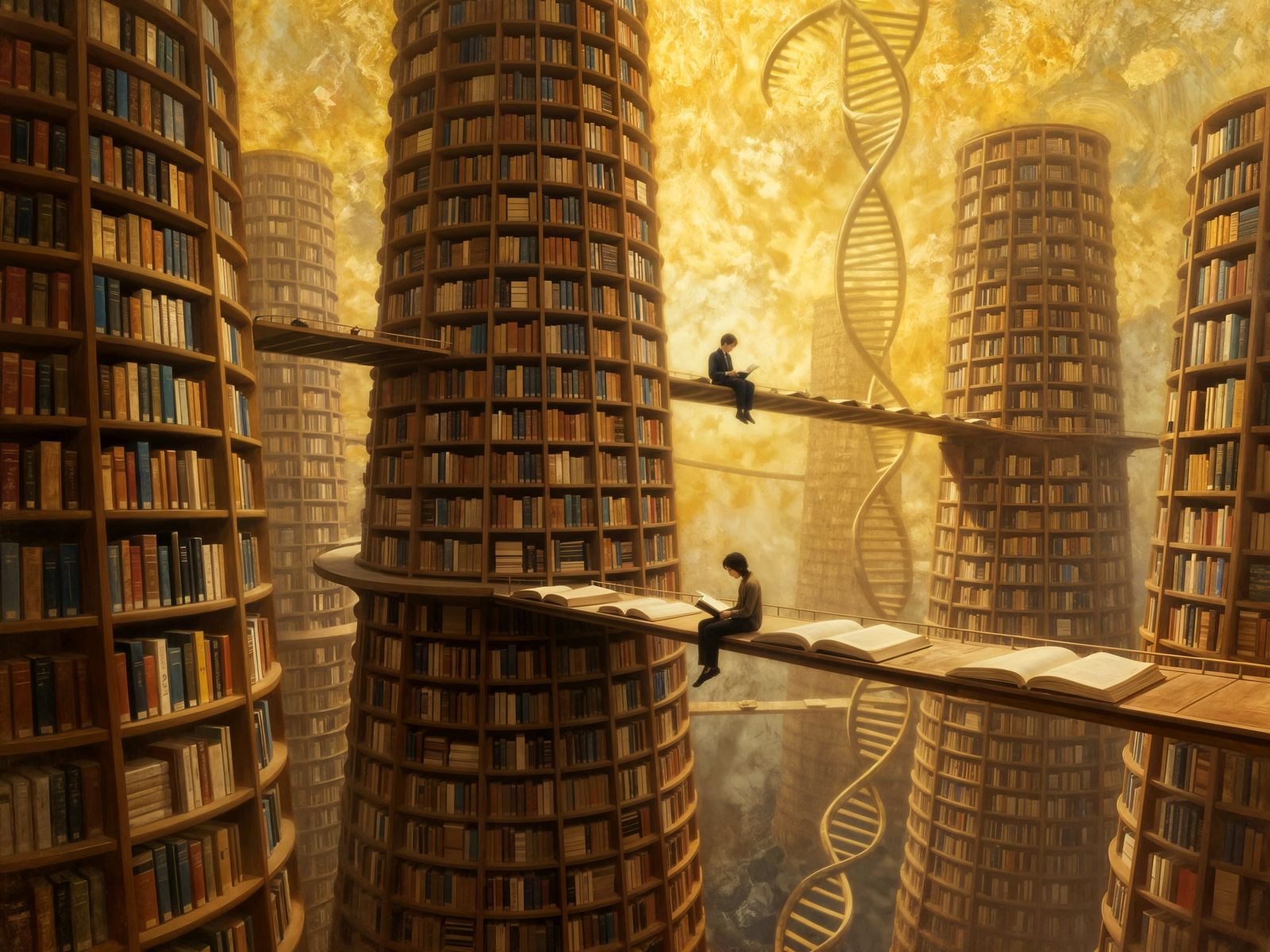 The Infinite Library  by @mchhmje