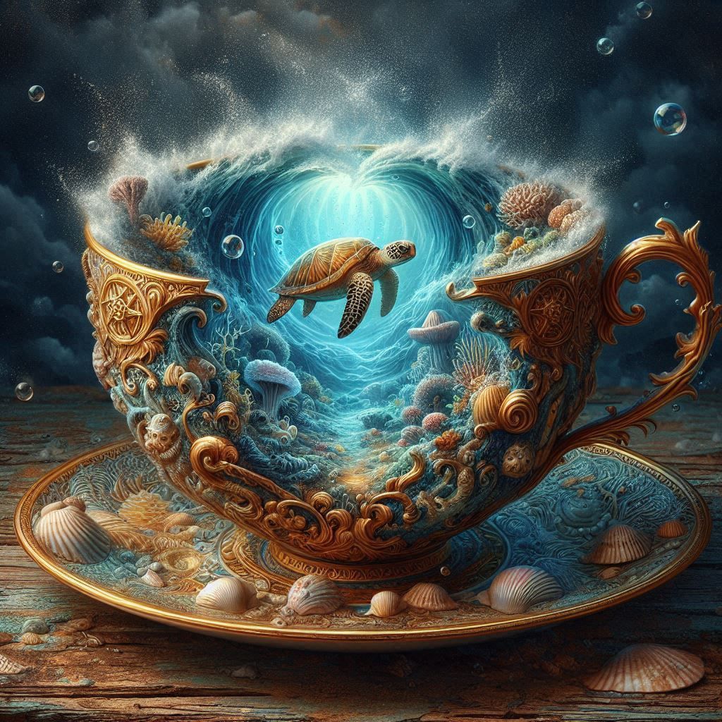 Sea Turtle in a Teacup (4)