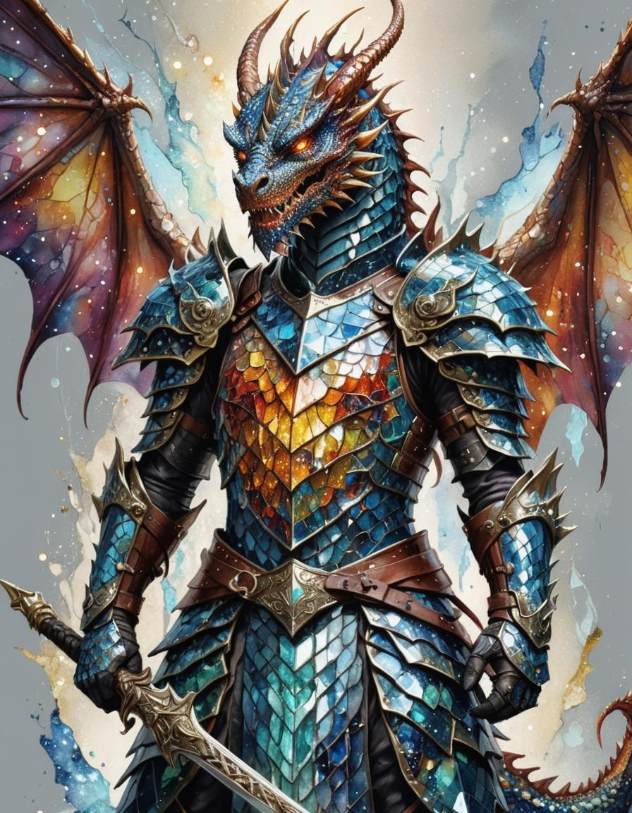 Dragon Warrior   by @Noob Painter 