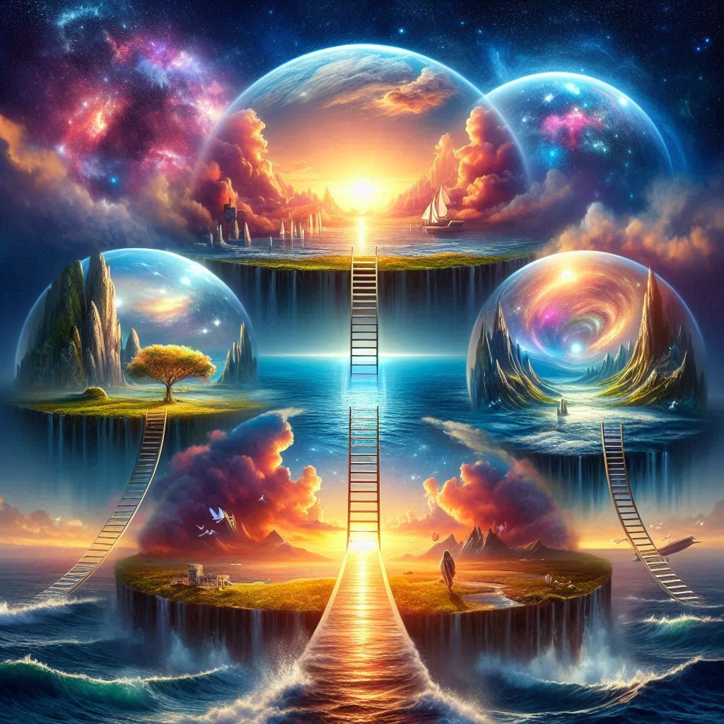 Surreal architecture, beyond worlds