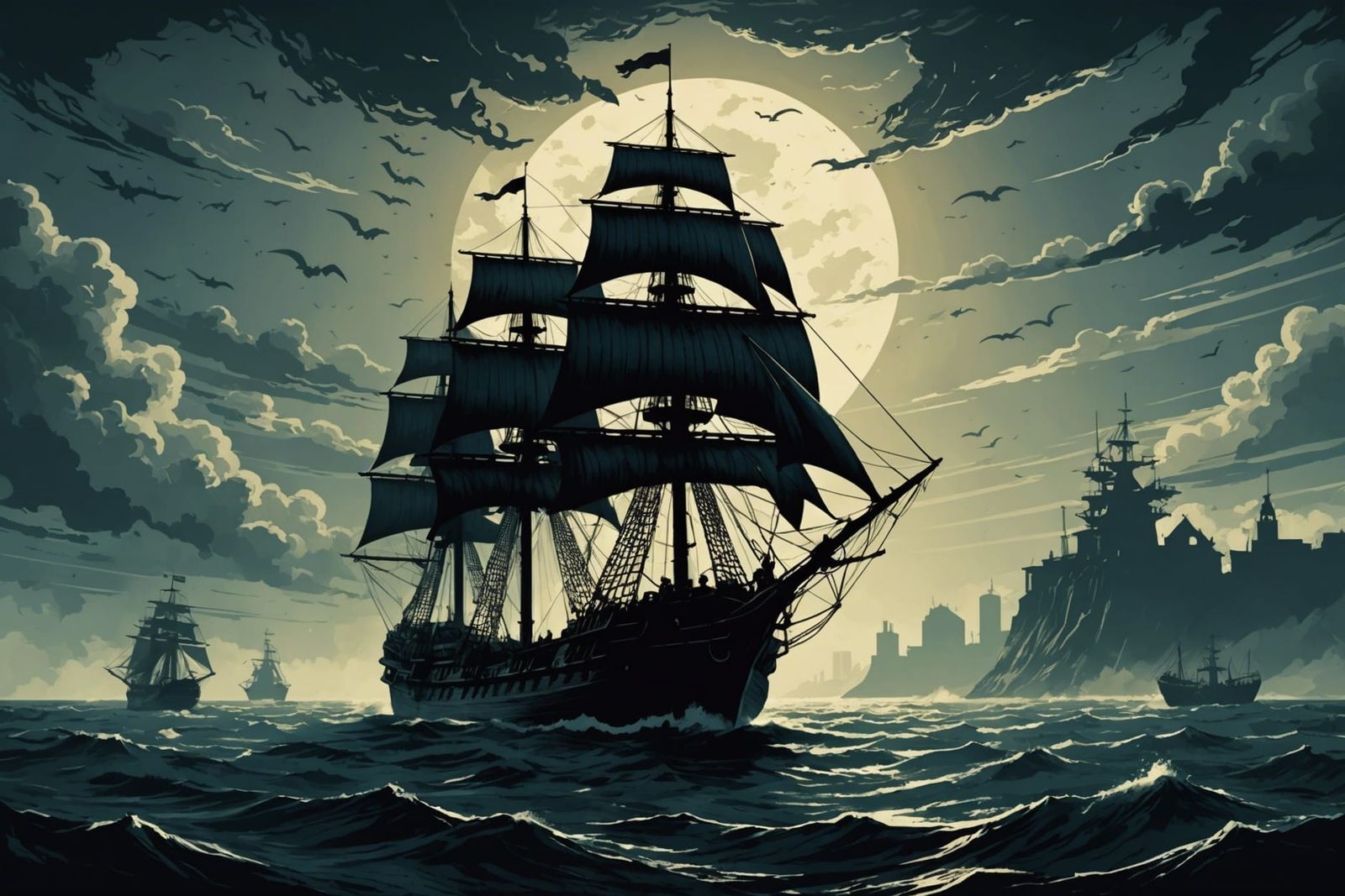 Moonlit waters