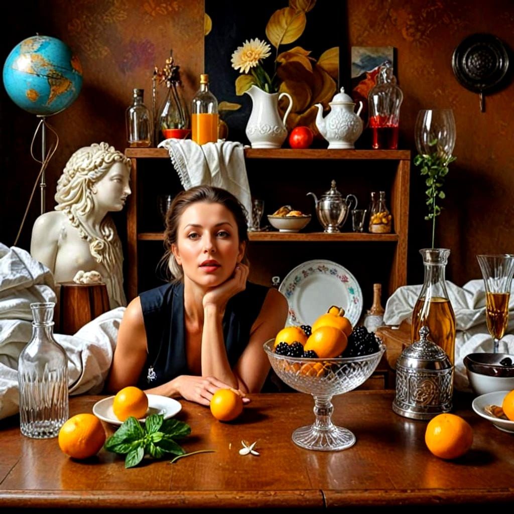 Expressive Photorealistic Portrait of a Charming Woman