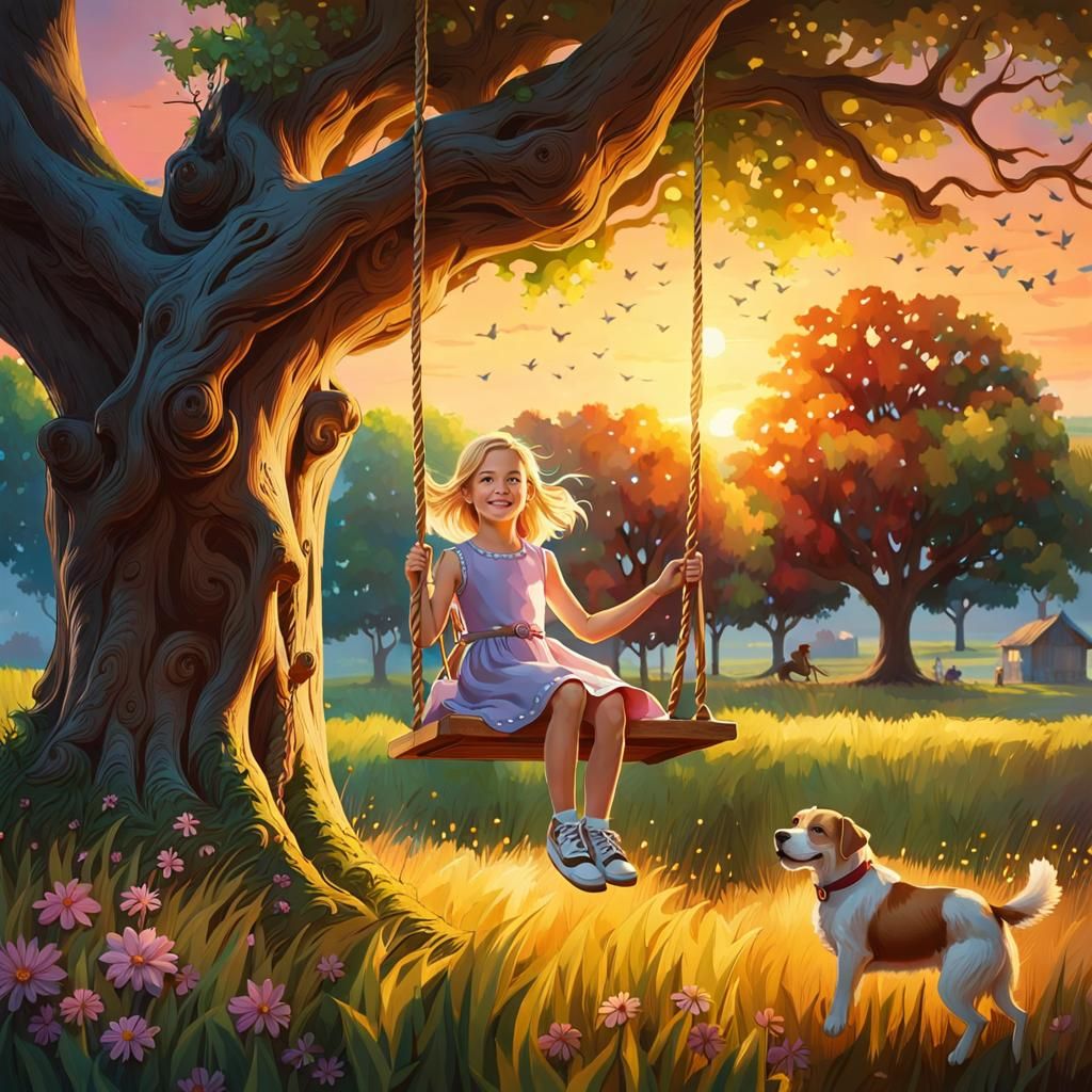 These summer evenings in the village…   by @Asia Kavka