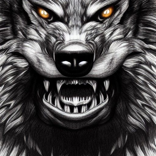 Werewolf 5 - AI Generated Artwork - NightCafe Creator