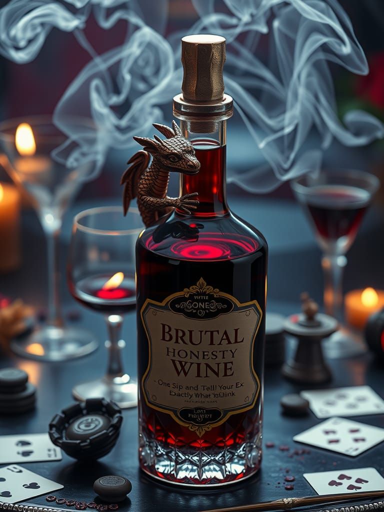 Brutal Honesty Wine – One sip and you’ll tell your ex exactly what you think. ⚠️ Careful-don’t use this ...  by @Csf