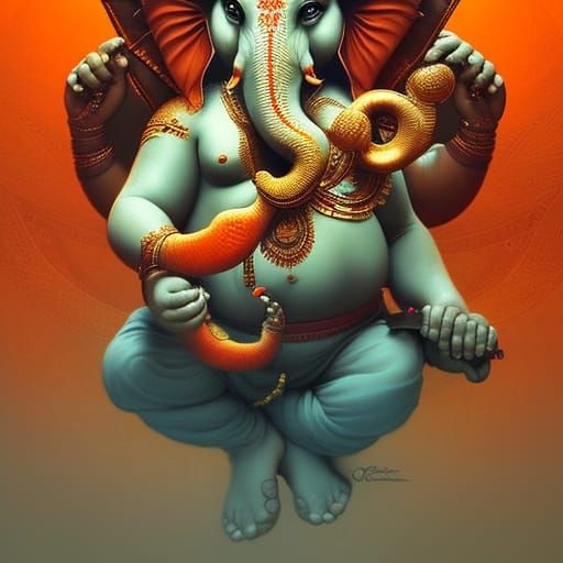 Ganesha Deva by VachalenXEON on DeviantArt | Ganesha, Saraswati devi, Deva
