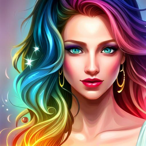 She Sparkles - AI Generated Artwork - NightCafe Creator