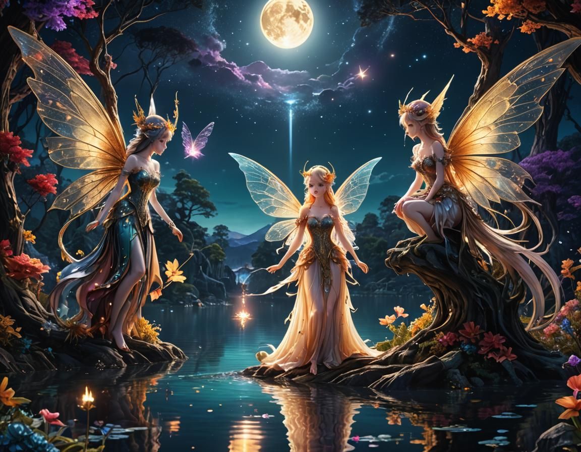 Fairies 02 - AI Generated Artwork - NightCafe Creator