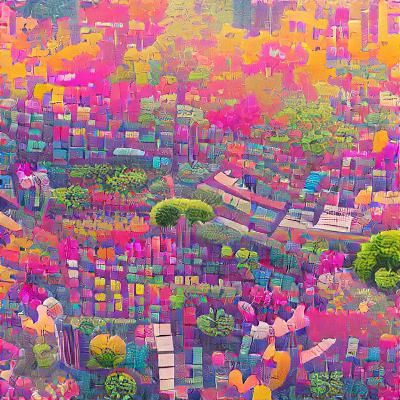 A whole city as a giant garden