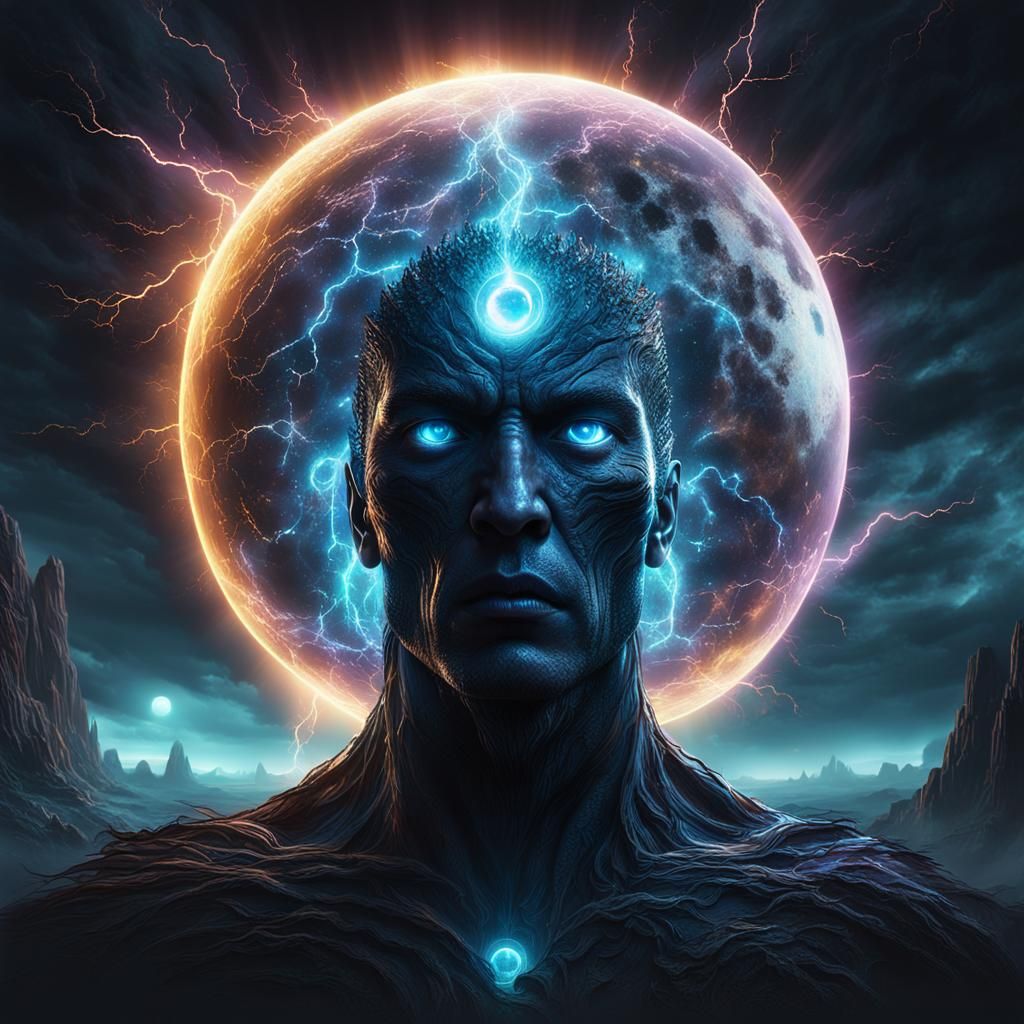 eyes revealing universal secrets