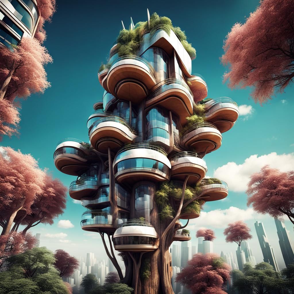 Futuristic Treehouse