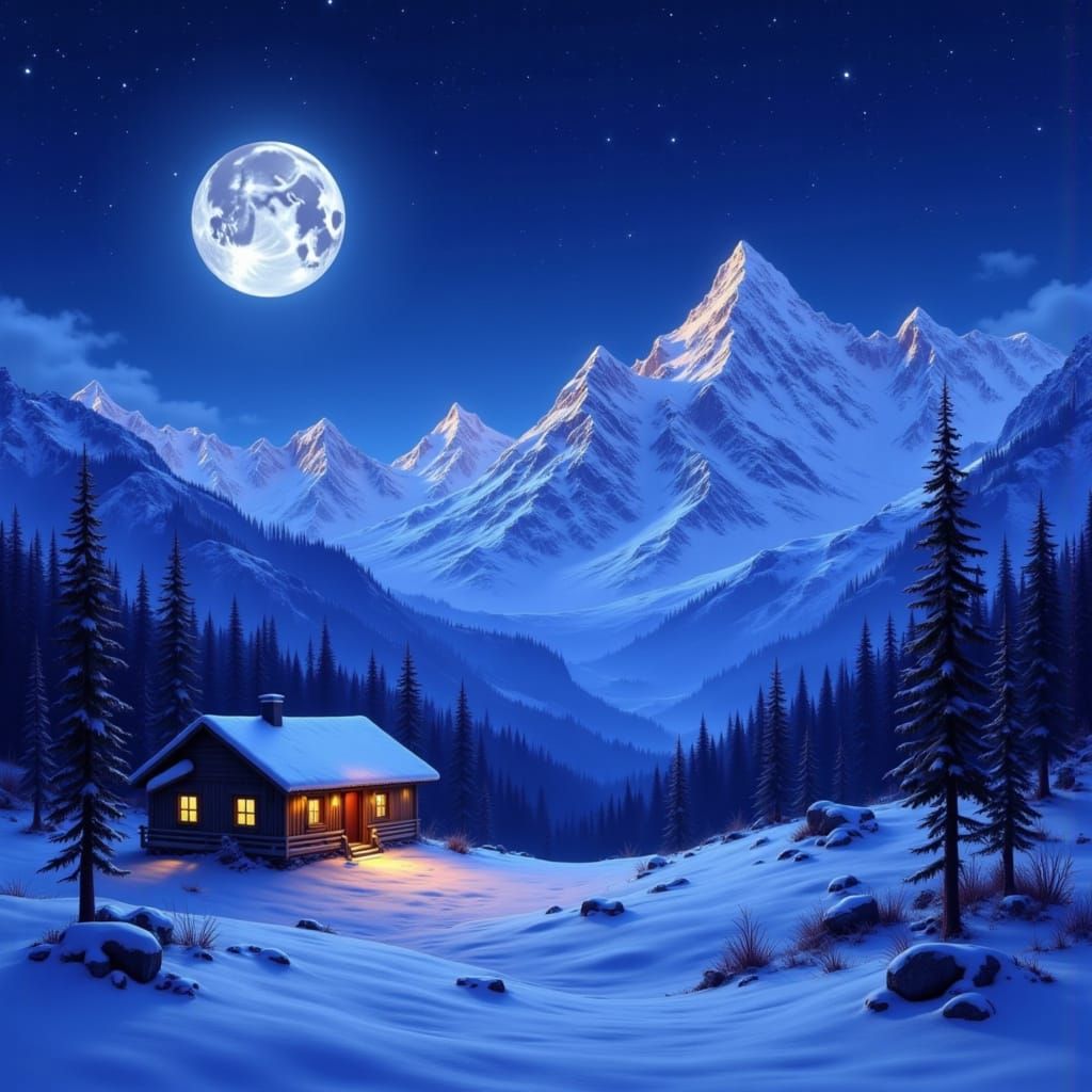 <lora:Light-shadow-texture:1.0> Ski Lodge