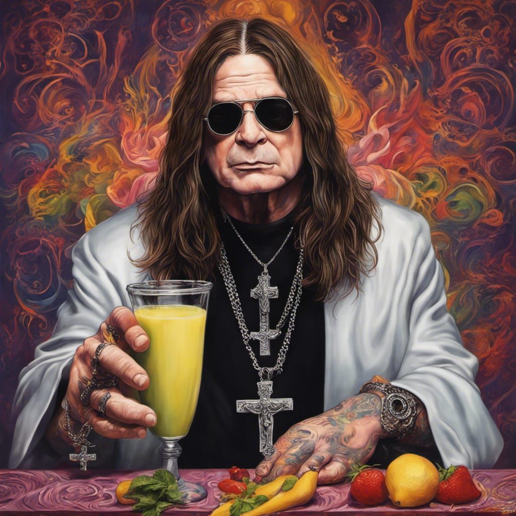 Ozzy and the smoothie