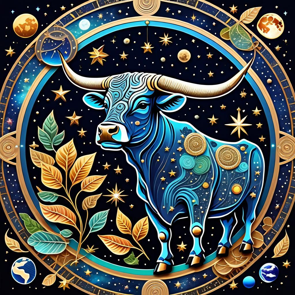 Taurus ♉️ - AI Generated Artwork - NightCafe Creator