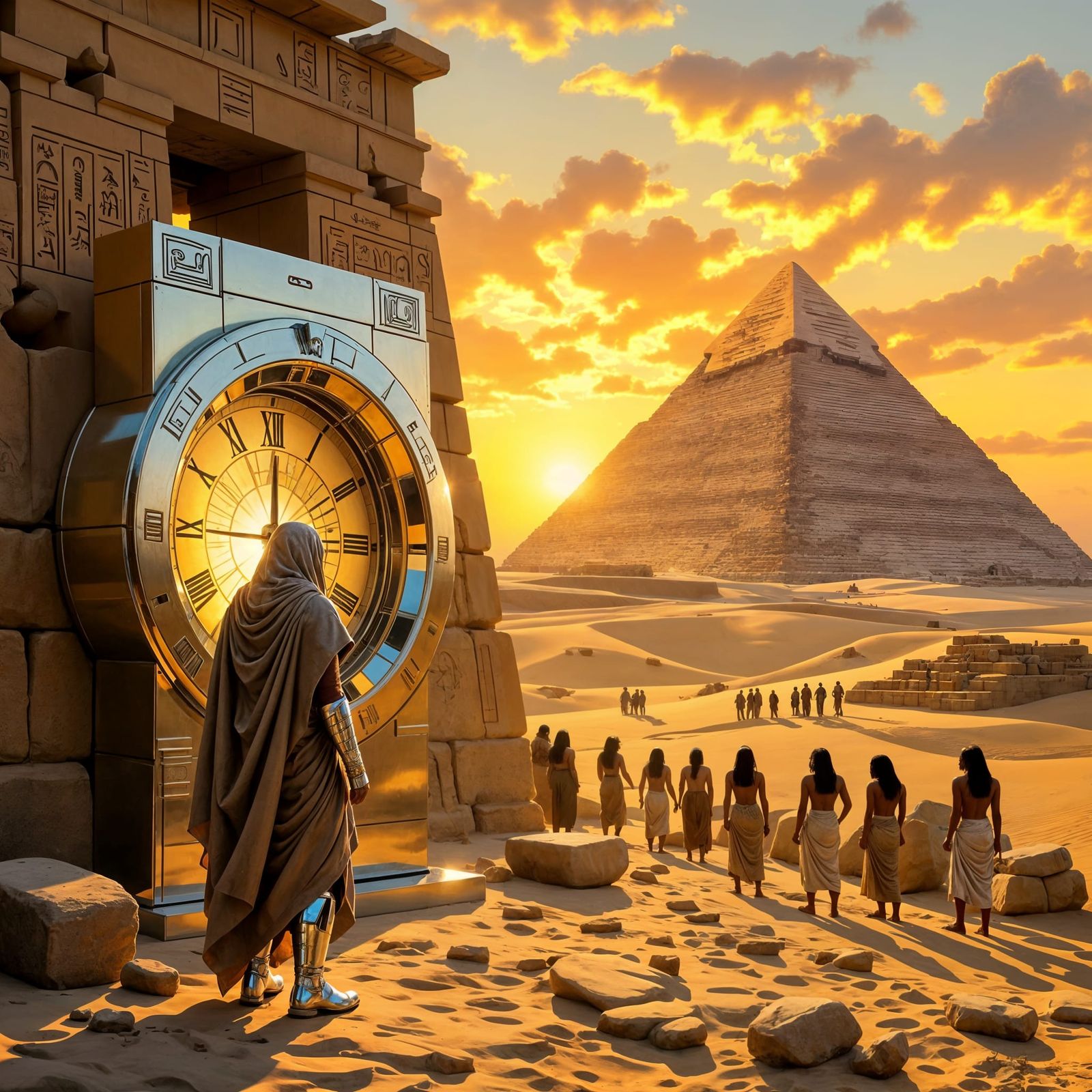 Back to the Building of the Pyramids  by @AntonioF
