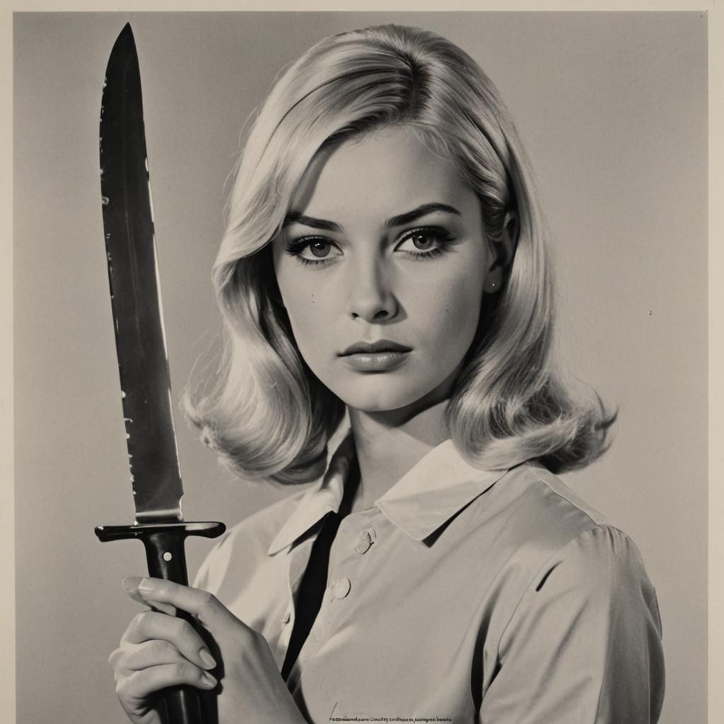 Blonde With A Blade