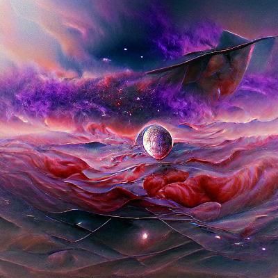 Purple red sky