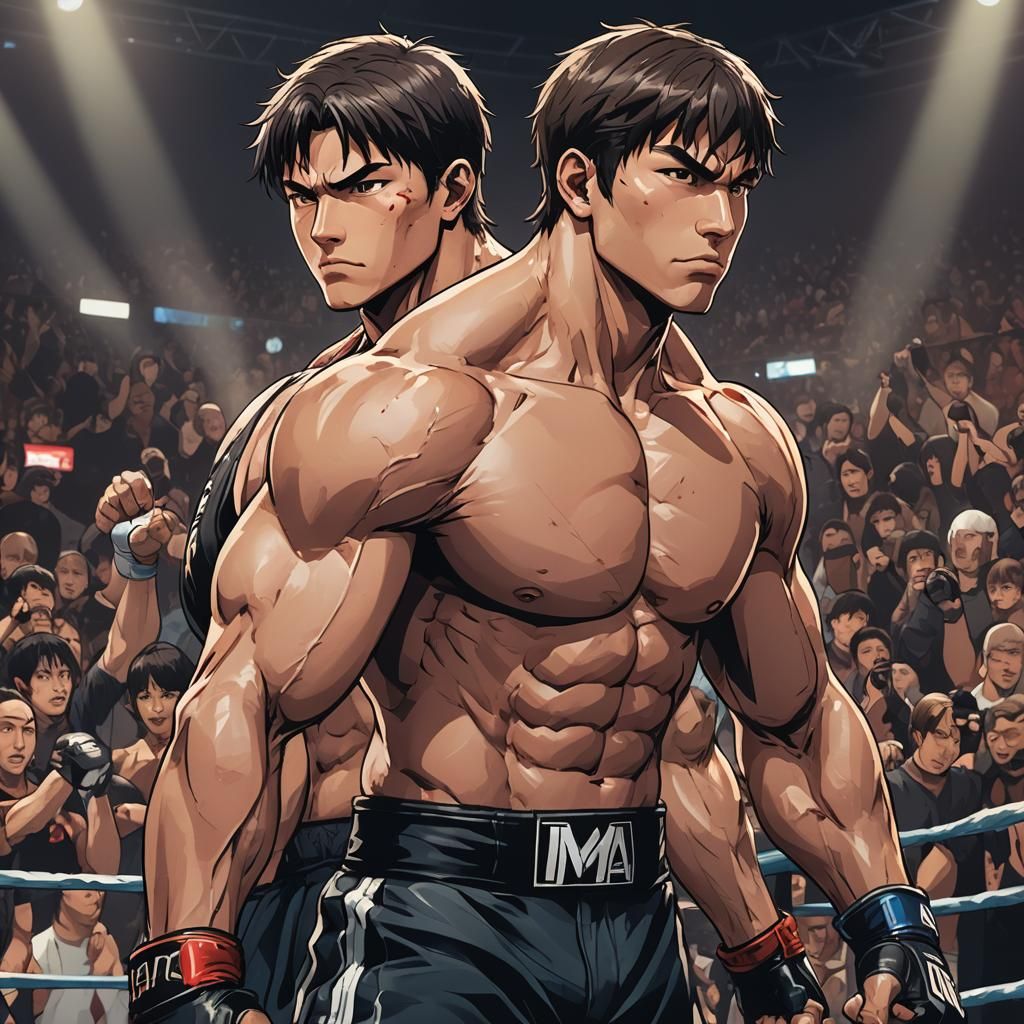 masterpiece, distinct, highres, 2boy, tall, muscular, young,...